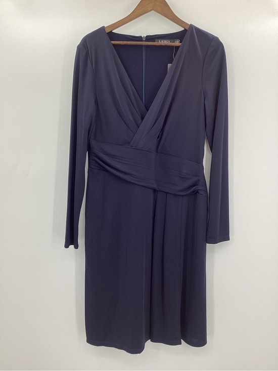 Ralph Lauren Dresses & Skirts - Lauren Ralph Lauren Navy Long-Sleeve Wrap Dress